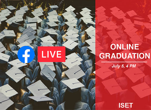 ISET Hosts Online Graduation for MA Class of 2020